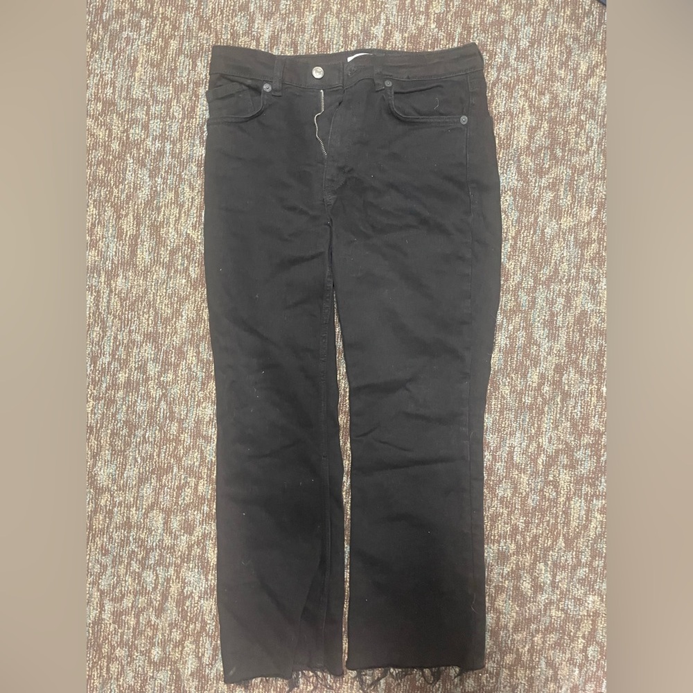 Black zara jeans size 6